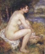 Pierre Renoir, Female Nude in a Landscape
